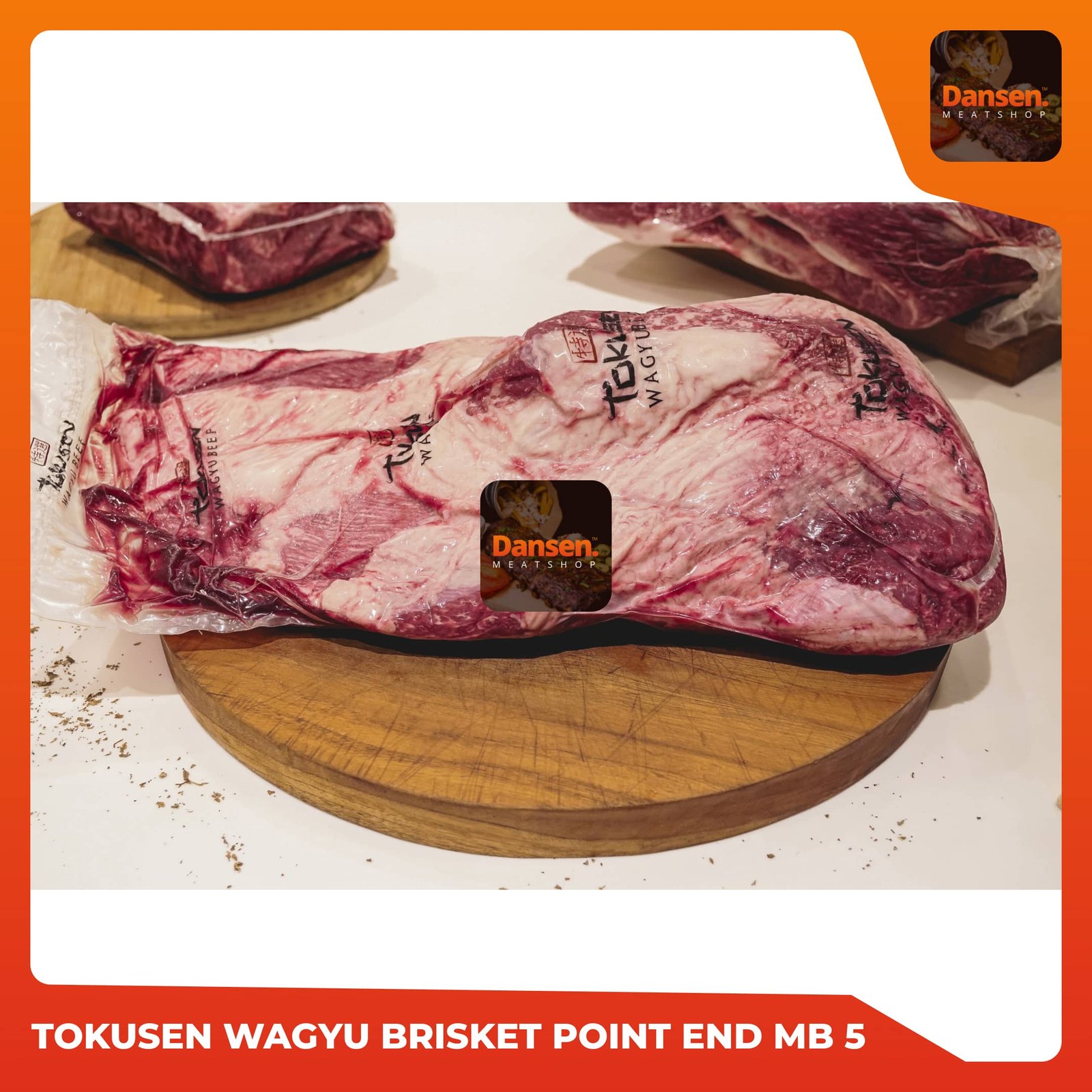 Tokusen Wagyu Brisket PE (Point End) Dansen Meatshop